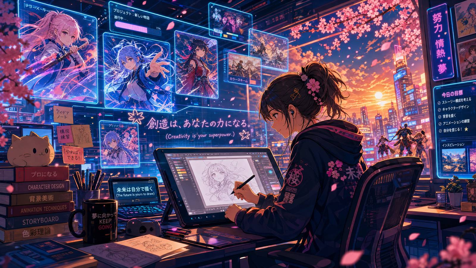 暗网动漫创作平台